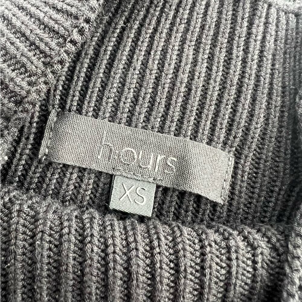 H:ours Black Sweater Dress black cut out sz XS revolve - Picture 7 of 10